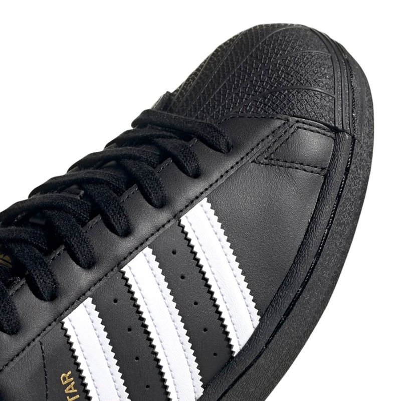 Adidas superstar negras cuero online