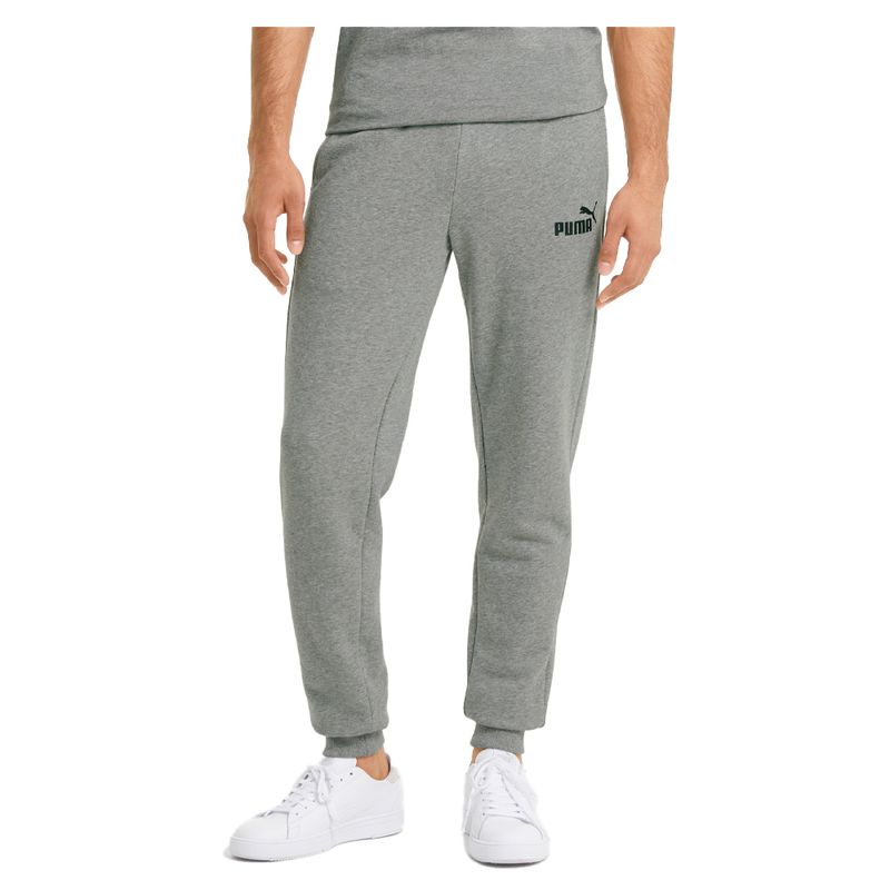 Pantalon Puma Gris Algodon Hombre