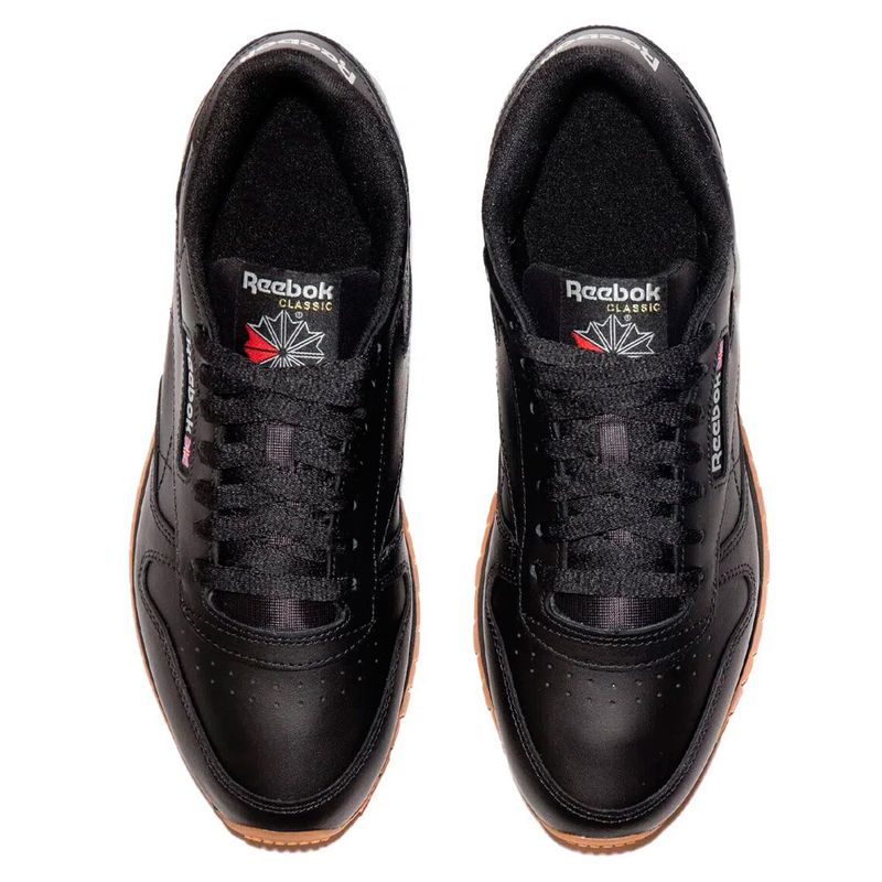 Zapatilla Reebok Classic Leather Hombre Negro –