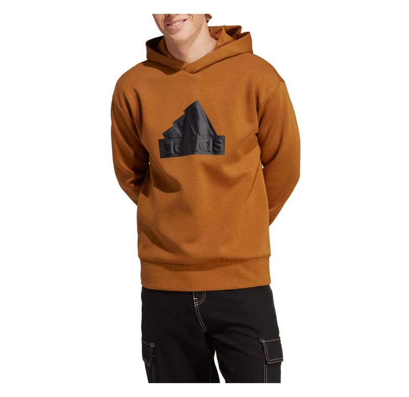 Buzo adidas 2025 naranja hombre
