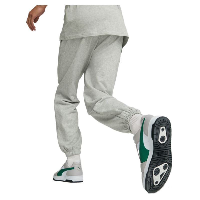 Pantalon Puma Gris Algodon Hombre