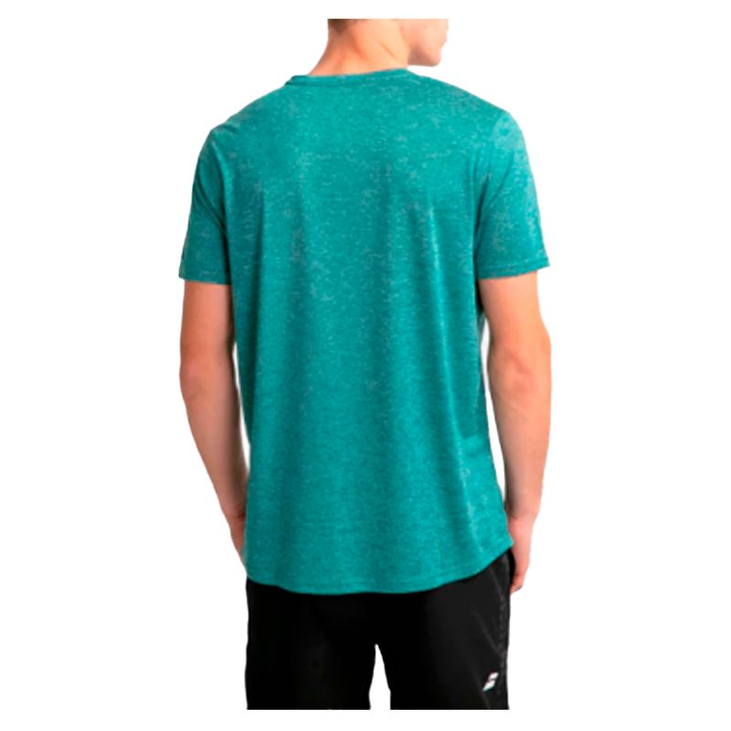 Babolat Camiseta de tenis con cuello redondo para hombre Fluo Strike