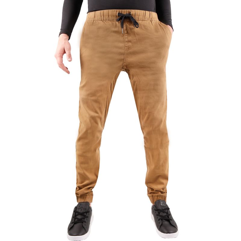 Pantalones Joggers Gabardina Hombre