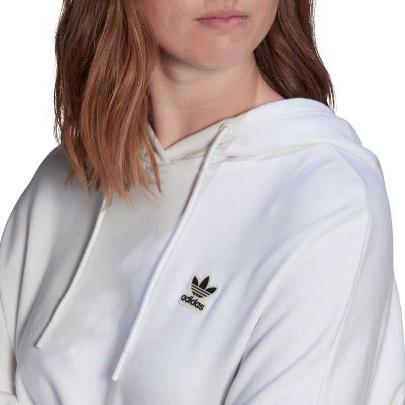 Buzo Mujer adidas Cropped Blanco