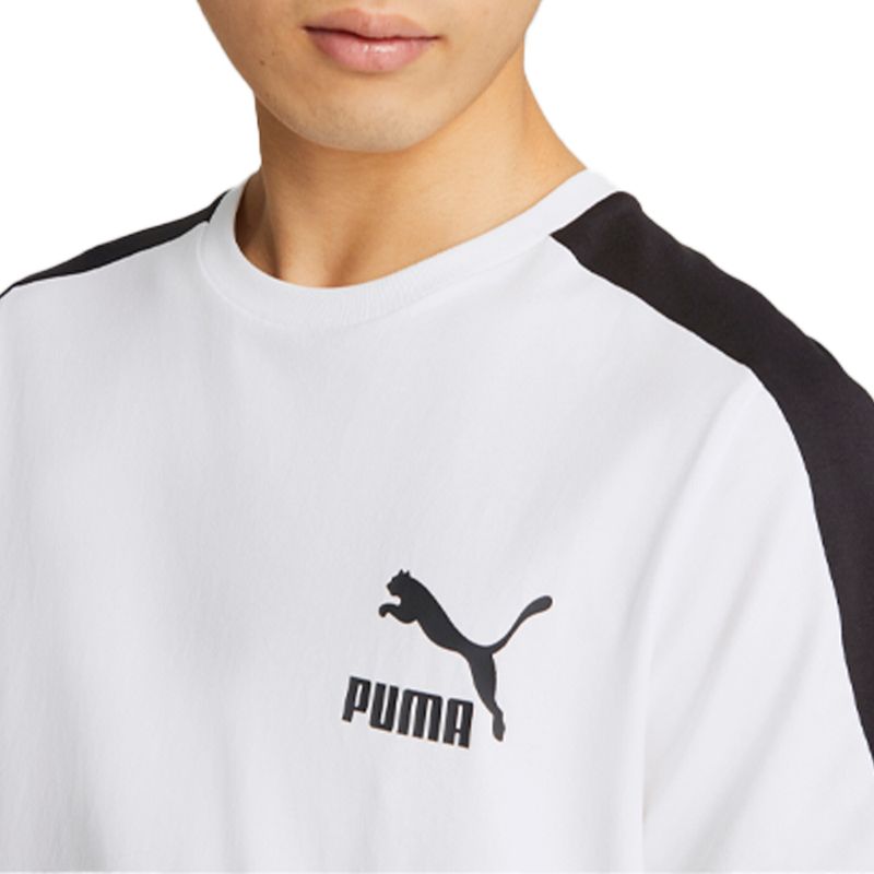 Camiseta Puma Hombre Iconic T7-Blanco PUMA