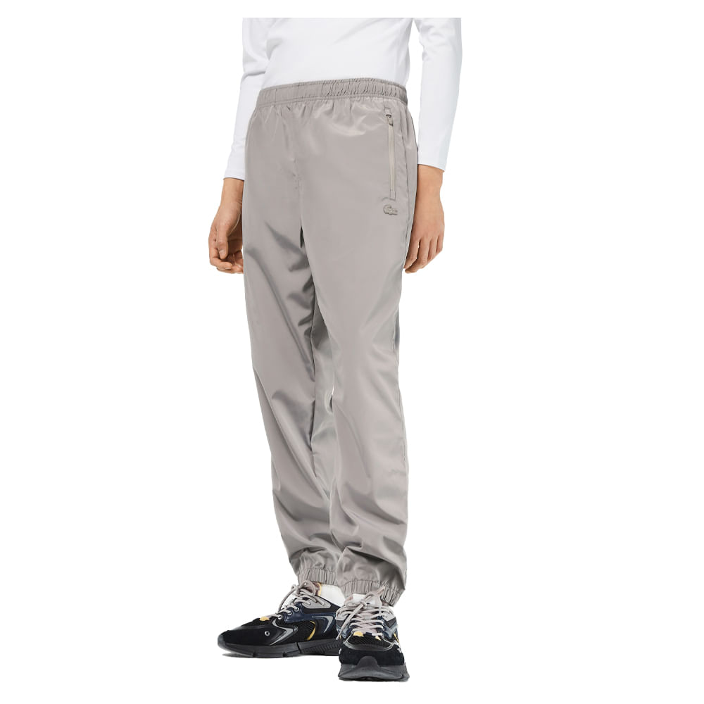 Pantalon discount gris lacoste