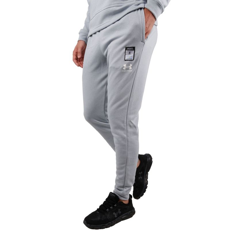 PANTALÓN HOMBRE UNDER ARMOUR ALGODON, GRIS