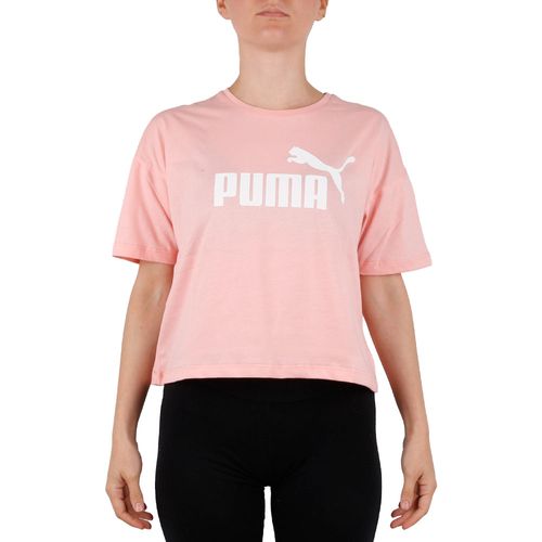 Remera Mujer Puma Essential Cropped Logo