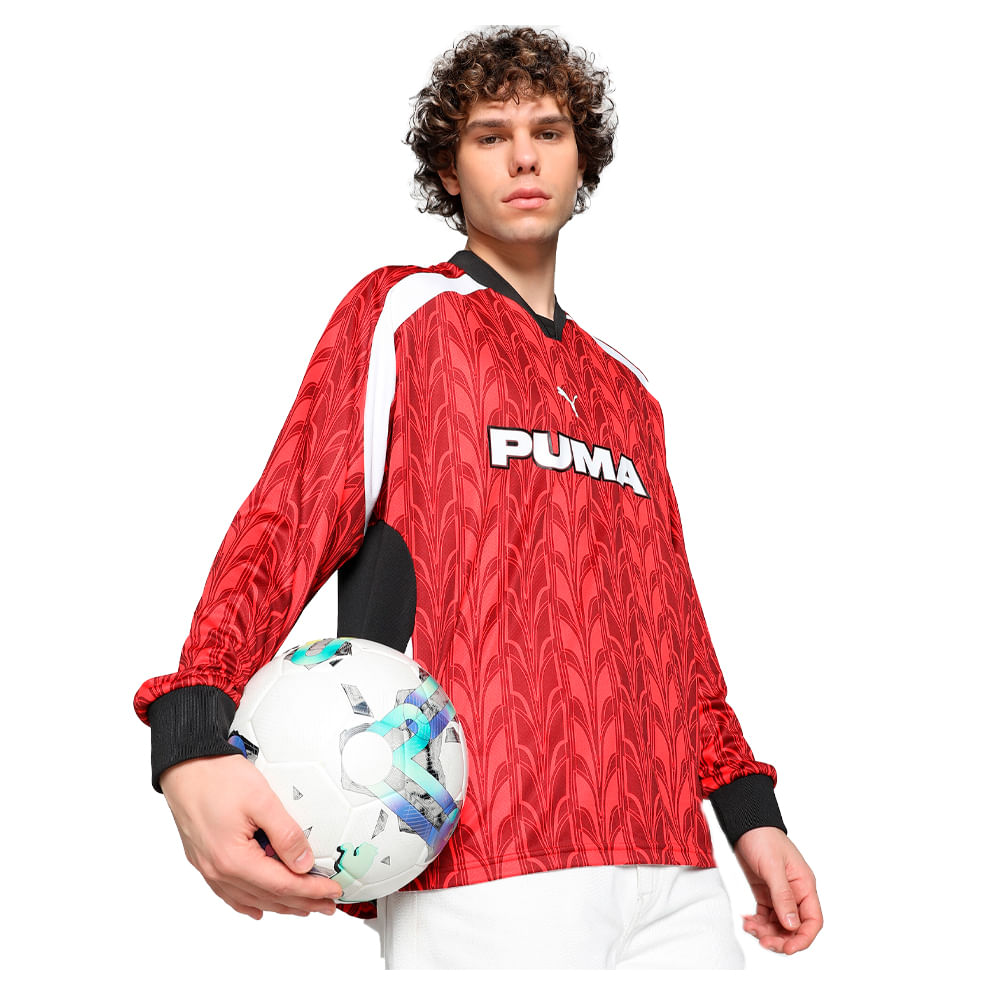 Puma Manga Larga Para Hombre Remera Manga Larga Hombre Puma Futbol