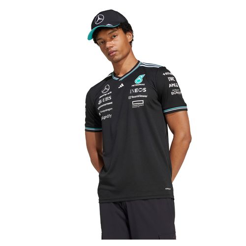 Remera Hombre adidas Oficial De Piloto Mercedes Amg F1