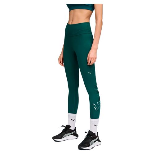 Calza Mujer Puma Green Terrains Graphic