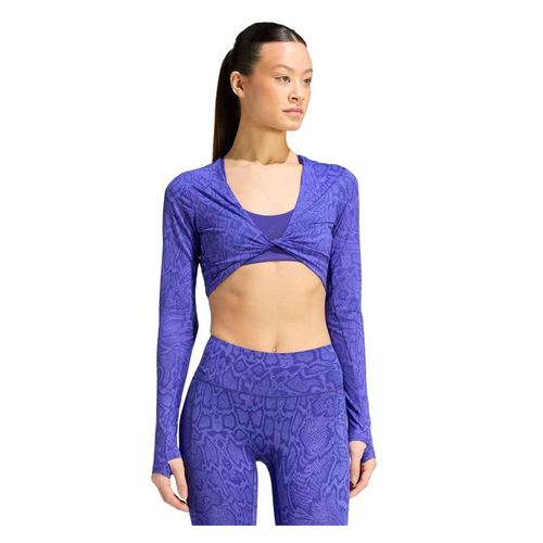 Remera Manga Larga Mujer adidas Reversible Snake Twist