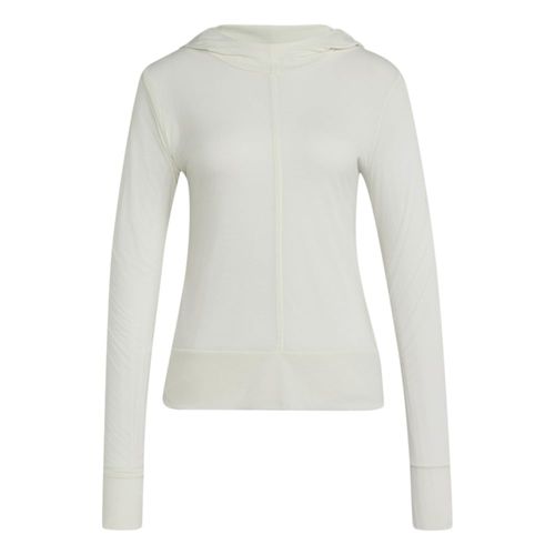 Remera Manga Larga Mujer adidas Soft Lux Con Capucha