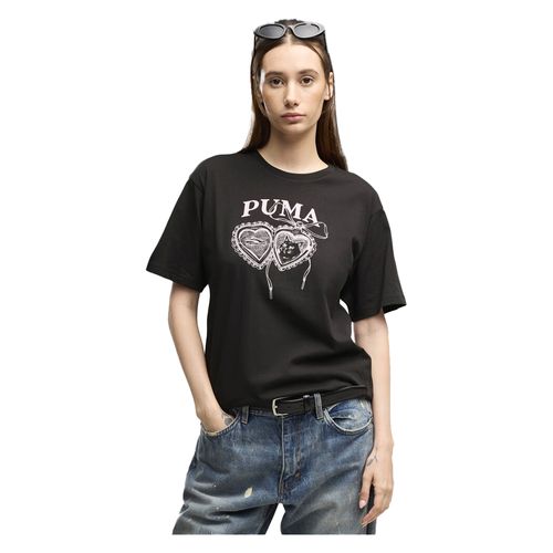 Remera Mujer Puma Graphics Relaxed