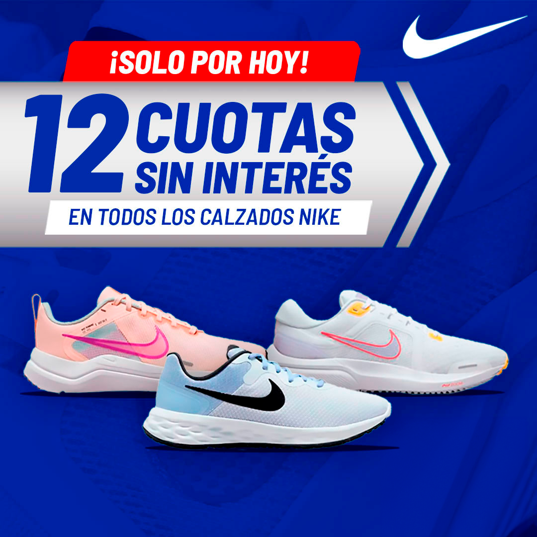 NIKE 12 CUOTAS SIN INTERES